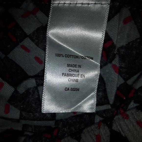 NWOT Plaid Black Gray Red PJ Pants size M - Picture 5 of 5